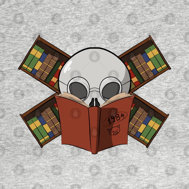 Librarians crew Jolly Roger pirate flag (no caption) by RampArt